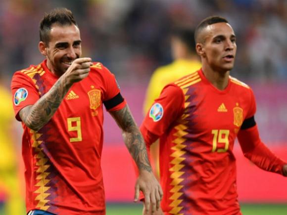 Vùi dập Đảo Faroe, Tây Ban Nha chạm tay vào vé dự Euro 2020 - 1