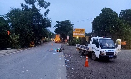 Vụ người phụ nữ mang bầu bị xe tải cán tử vong: Nạn nhân mới làm đám cưới với chồng được 2 ngày