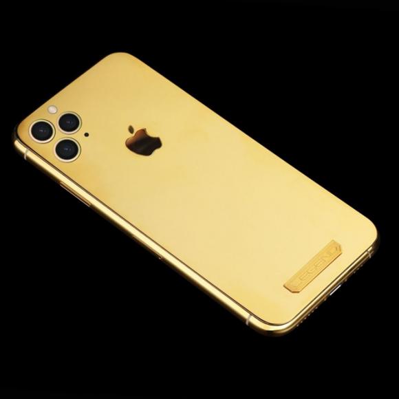 xuat hien iphone 11 pro dat vang 18k cho cac tay choi hinh anh 1