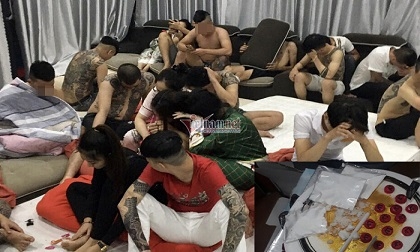 Hàng chục nam nữ bao trọn villa mở tiệc ma túy ở Đà Nẵng