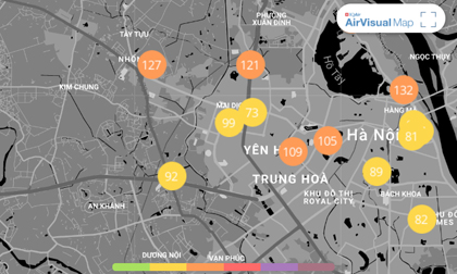 Chất lượng không khí ở Hà Nội được cải thiện
