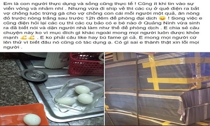 Xác minh người tung tin ăn trứng luộc diệt được virus corona