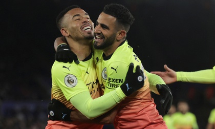 Jesus ghi bàn giúp Man City bỏ xa Leicester trong cuộc đua top 2