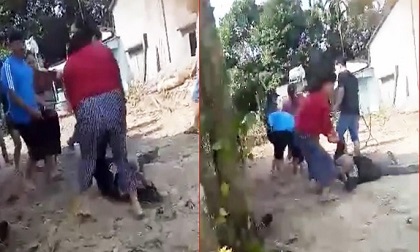 Phẫn nộ cô gái trẻ cầm gậy đánh bác ruột 74 tuổi đổ gục xuống đất