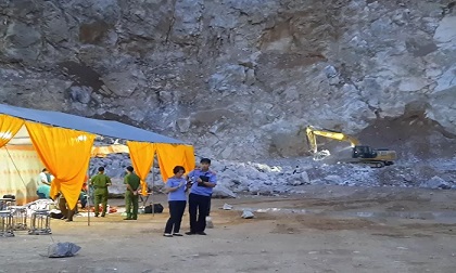 Tai nạn nghiêm trọng tại mỏ đá Hoàng Anh, ba người tử vong
