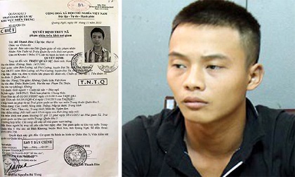 Phạm nhân giết người trốn trại nghi cướp điện thoại và xe máy ở Quảng Ngãi