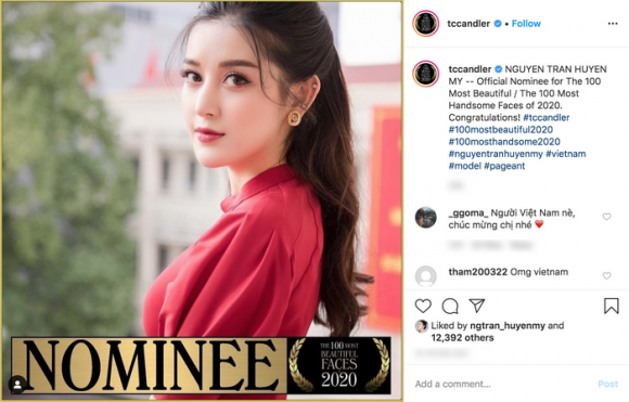 Á hậu Huyền My lọt đề cử Top 100 gương mặt đẹp nhất thế giới 2020: 'Tôi hài lòng về nhan sắc của mình'