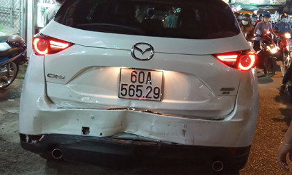 Cảnh sát truy đuổi hàng chục cây số bắt kẻ trộm ô tô Mazda CX5