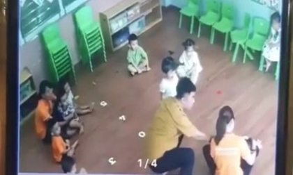 Đình chỉ 3 giáo viên để bé 2 tuổi bị bố bạn học hành hung