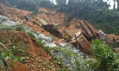 Hiện trường bị san bằng kinh hoàng của nhà điều hành thủy điện Rào Trăng 3 sau vụ sạt lở