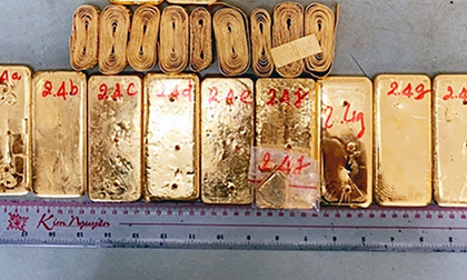 Bắt giữ 1 vụ vận chuyển hơn 50kg vàng ở An Giang, 3 đối tượng đã ra đầu thú