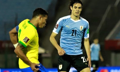 Cavani dính thẻ đỏ, Uruguay thất thủ trước Brazil