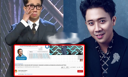 Nóng: Kênh YouTube của Trấn Thành bị hack, phát livestream về Bitcoin với hơn 100.000 lượt xem