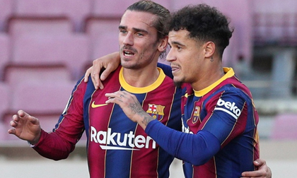 Messi, Griezmann tỏa sáng, Barca vùi dập Osasuna trên sân nhà