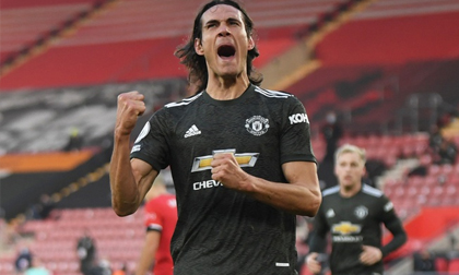 Cavani ghi 2 bàn giúp MU thắng ngược Southampton