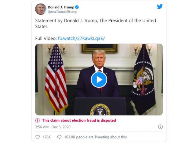 Tổng thống Trump bất ngờ có bài phát biểu quan trọng dài 46 phút - Ảnh 1.