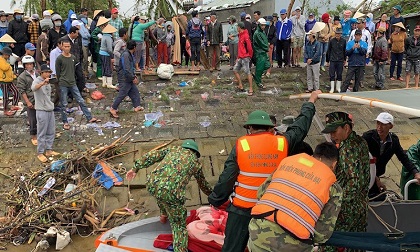 Tìm thấy thi thể 2 anh em ngư dân ở Quảng Nam mất tích