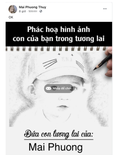 Mai Phương Thuý khoe hình ảnh con trong tương lai, netizen lập tức gọi tên Noo Phước Thịnh