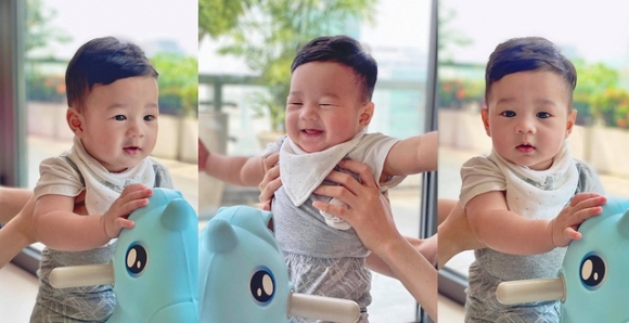 Chồng đại gia của Đặng Thu Thảo tiết lộ chân dung cậu con trai gần 1 tuổi - Ảnh 3.