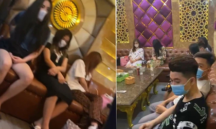Nhà hàng tại Hà Nội liên tục cho khách hát karaoke bất chấp quy định chống dịch Covid-19
