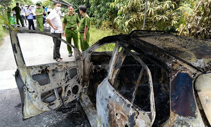 Kinh hoàng phát hiện bộ xương người trên ghế lái chiếc taxi cháy rụi ở An Giang: Dữ liệu ghi lại xe mất định vị