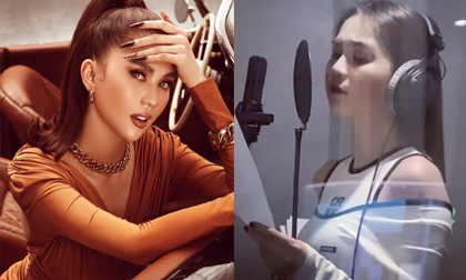 Ngọc Trinh khiến dân mạng “đứng ngồi không yên” với khoảnh khắc thu âm chuẩn bị lấn sân làm ca sĩ