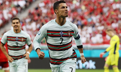 Ronaldo ghi cú đúp muộn màng, Bồ Đào Nha giành 3 điểm nhọc nhằn trước Hungary