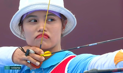 Mỹ nhân bắn cung Việt Nam thi đấu xuất thần, khiến cựu HCĐ Olympic suýt phải 'ôm hận'