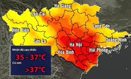 Biển Đông có nguy cơ hứng bão, Bắc Bộ nắng nóng diện rộng đến hôm nào?