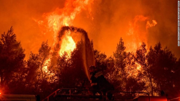 Cháy rừng càn quét cả đất nước: Người Hy Lạp tuyệt vọng chống cự thảm họa chưa từng có trong lịch sử - Ảnh 1.