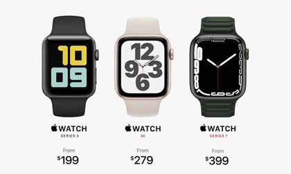 Chi tiết Apple Watch Series 7: Có 5 màu sắc, giá bán từ 199 USD