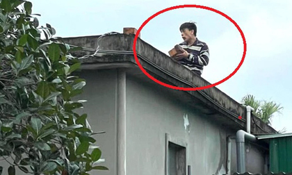 Tài xế 'ngáo đá' cướp ô tô chạy từ Hà Nội vào Hà Tĩnh rồi leo lên mái nhà dân
