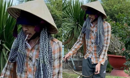 Hình ảnh mới nhất của Hoài Linh: Gầy đen, để râu dài, chăm chỉ làm vườn
