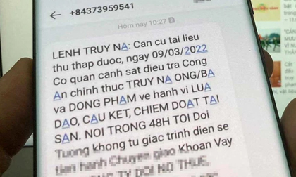 Bộ Công an cảnh báo giả mạo 'lệnh truy nã' qua tin nhắn