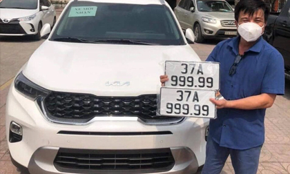 Người đàn ông vừa bốc được biển xe 'VIP nhất Nghệ An' mang số ngũ quý 9