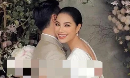 Hé lộ ảnh cưới của Phạm Hương và ông xã, chân dung chú rể sắp được công bố