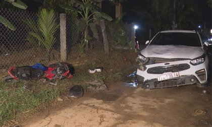 Bắt khẩn cấp tài xế lái ô tô truy đuổi, tông chết 2 người ở Bình Định