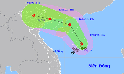 Bão số 2 đổ bộ, gây mưa lớn ở Bắc Bộ và Thanh Hóa, Nghệ An