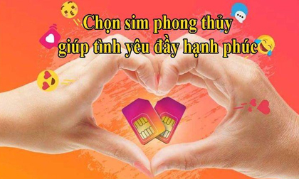 Sim phong thủy kích đường tình duyên chính xác nhất
