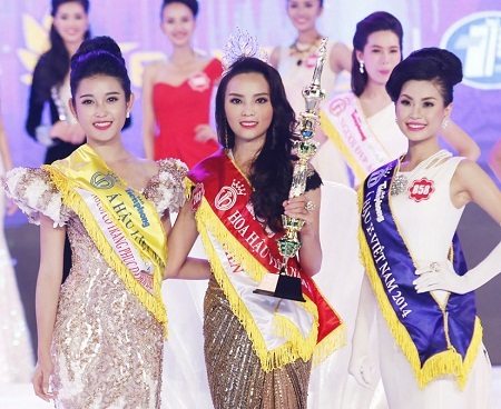 Top 3 Hoa hậu Việt Nam 2014 thay đổi thế nào sau 8 năm đăng quang?   - Ảnh 1.