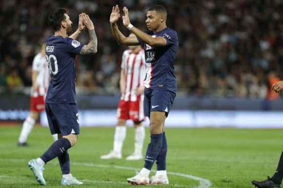 Messi - Mbappe thi nhau tỏa sáng, PSG thắng đậm - Ảnh 2.