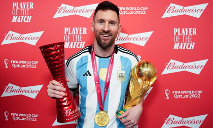 Quả bóng Vàng thứ 8 chờ Messi sau chức vô địch World Cup