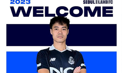 Văn Toàn ra mắt CLB Seoul E-Land của Hàn Quốc