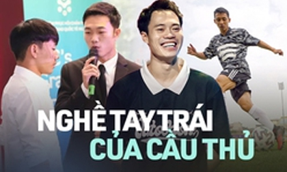 Dàn cầu thủ của Đội tuyển Việt Nam với nghề tay trái khiến nhiều người ngưỡng mộ