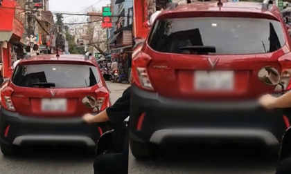 CA Hà Nội xử phạt ô tô phạm luật nhờ clip người dân gửi qua Facebook