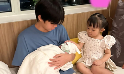 Cường Đô La hé lộ giới tính con mới sinh, chia sẻ khoảnh khắc của Subeo bên các em