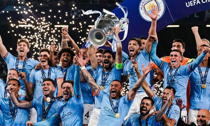 Lukaku 'đánh rơi' 2 bàn thắng, Man City lần đầu tiên trong lịch sử vô địch Champions League