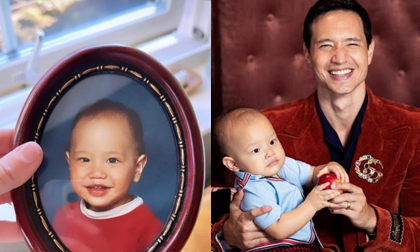 Hà Hồ ngỡ ngàng khi thấy ảnh của Kim Lý thời thơ ấu, mong con trai Leon được thừa hưởng điều này từ ba