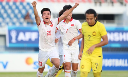 Thắng đậm U23 Malaysia, U23 Việt Nam giành quyền vào chung kết giải Đông Nam Á