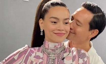 Kim Lý có hành động cực ngọt ngào dành cho bà xã Hà Hồ khi đi quay